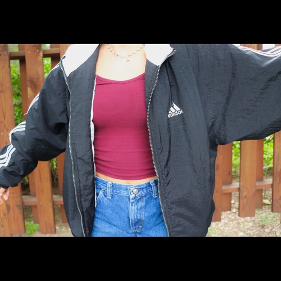 Black adidas coat - Picture 2 of 4